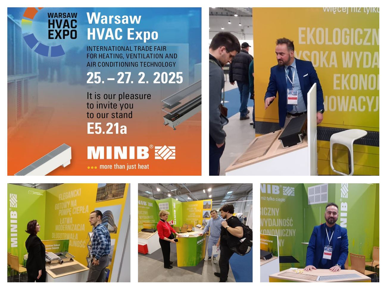 MINIB na veletrhu Warsaw HVAC EXPO