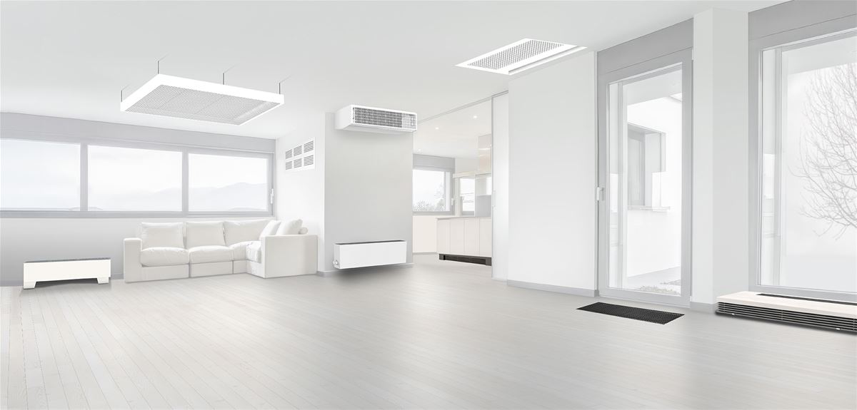 druhy českých konvektorů minib v místnosti